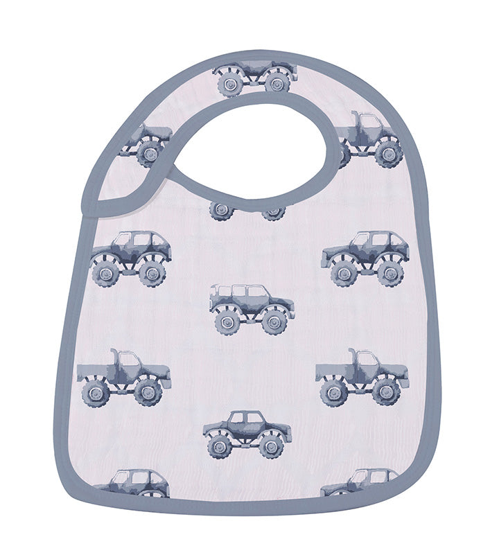 Rough Terrain Cotton Snap Bibs for Feeding and Teething 100 Percent Natural Soft Muslin Newcastle Classics