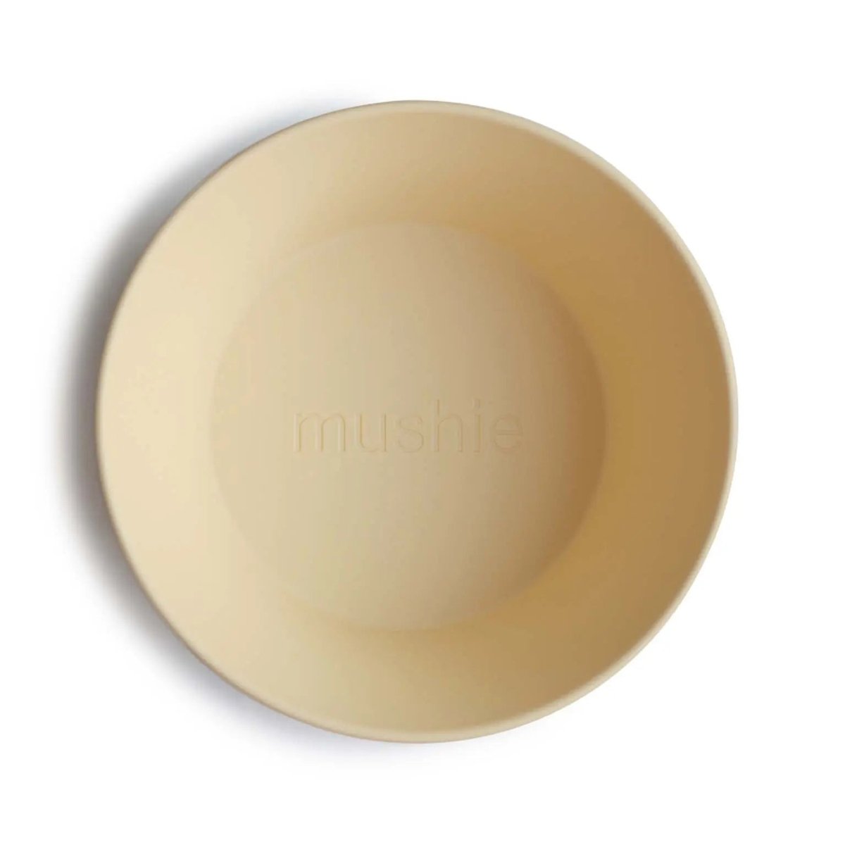 Mushie Round Dinnerware Bowl Set BPA Free Plastic Dishwasher Safe Microwave Safe - Everetts Place Boutique - 