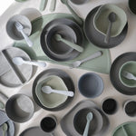 Mushie Round Dinnerware Bowl Set BPA Free Plastic Dishwasher Safe Microwave Safe - Everetts Place Boutique - 