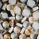 Mushie Round Dinnerware Plates BPA Free Plastic Set Dishwasher Microwave Safe - Everetts Place Boutique - 