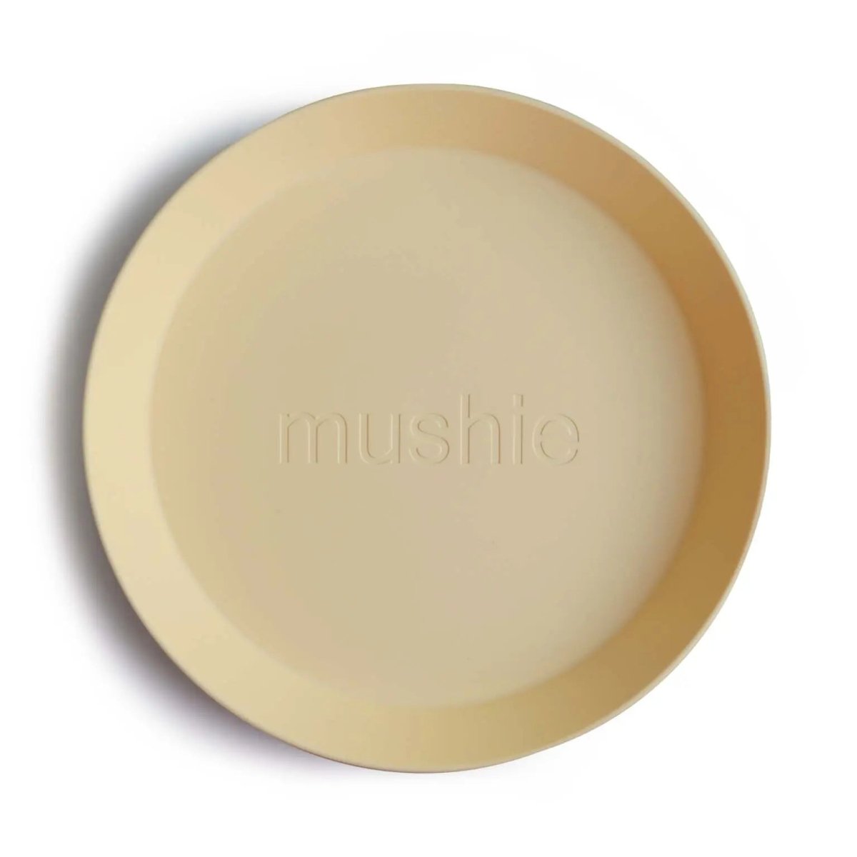 Mushie Round Dinnerware Plates BPA Free Plastic Set Dishwasher Microwave Safe - Everetts Place Boutique - 