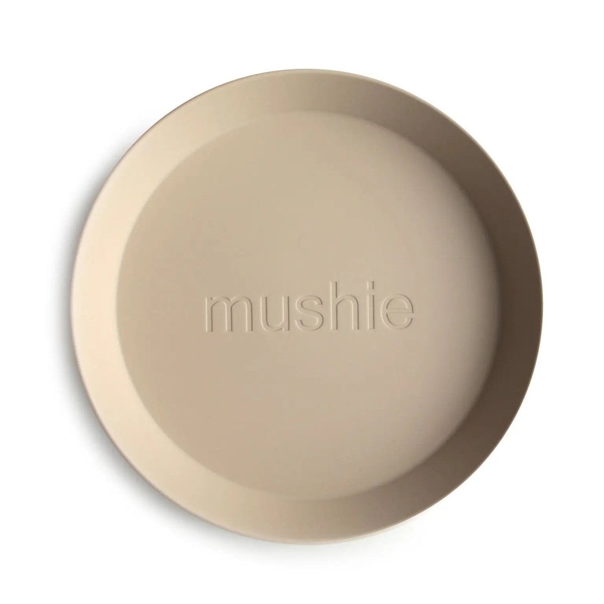 Mushie Round Dinnerware Plates BPA Free Plastic Set Dishwasher Microwave Safe - Everetts Place Boutique - 