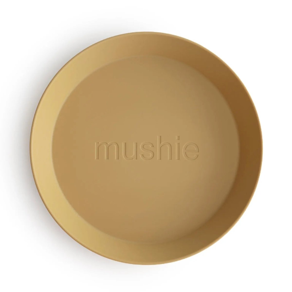 Mushie Round Dinnerware Plates BPA Free Plastic Set Dishwasher Microwave Safe - Everetts Place Boutique - 