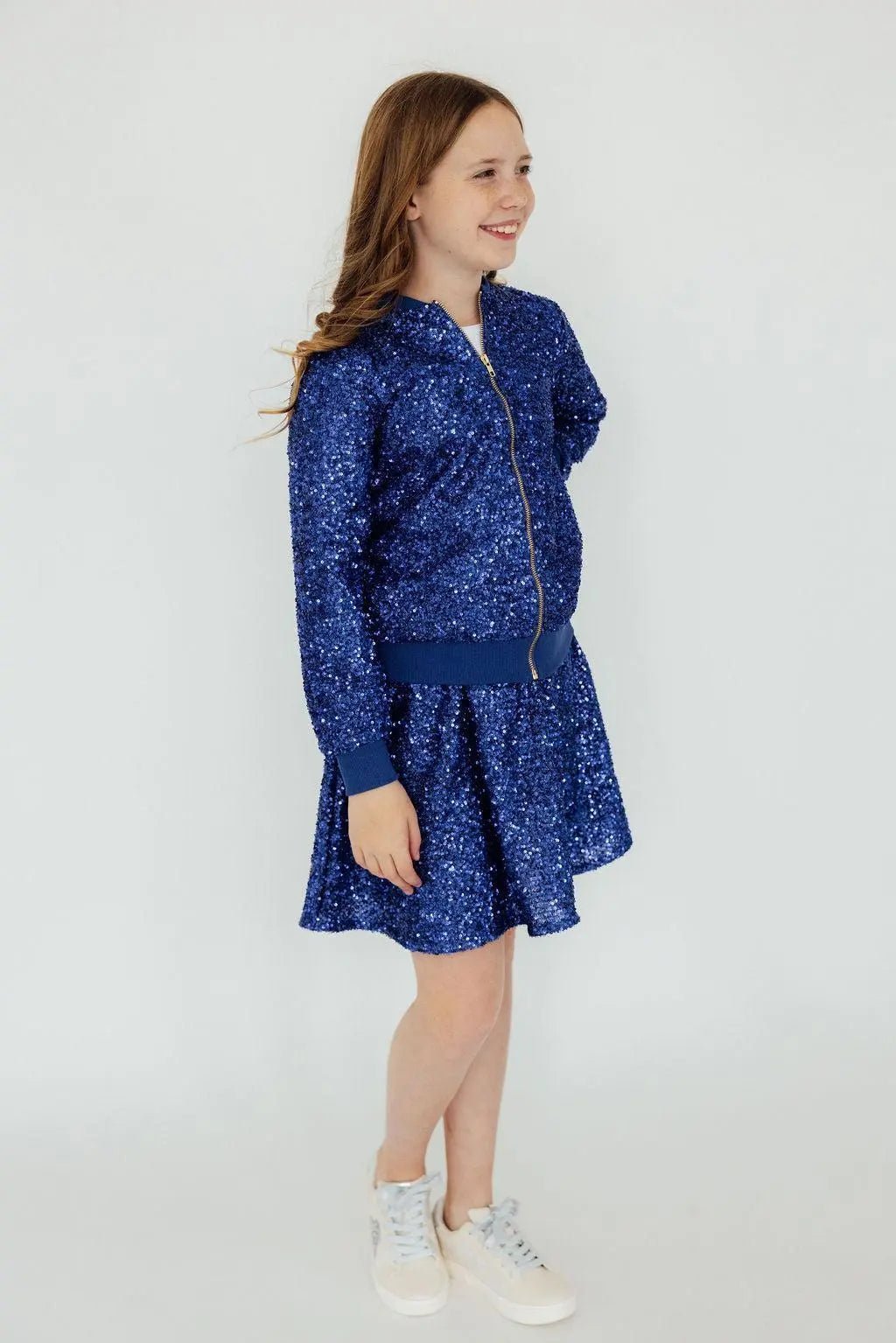 Mila & Rose ® Royal Blue Sequin Jacket - 