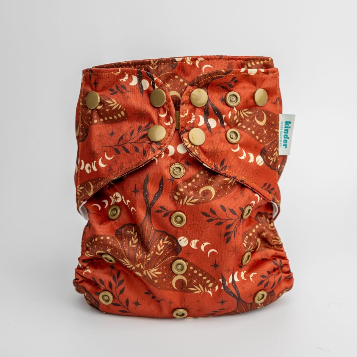 Kinder Cloth Diaper Co. Space and Sky: Essentials Pocket Cloth Diaper with Athletic Wicking Jersey, Grows with your Baby