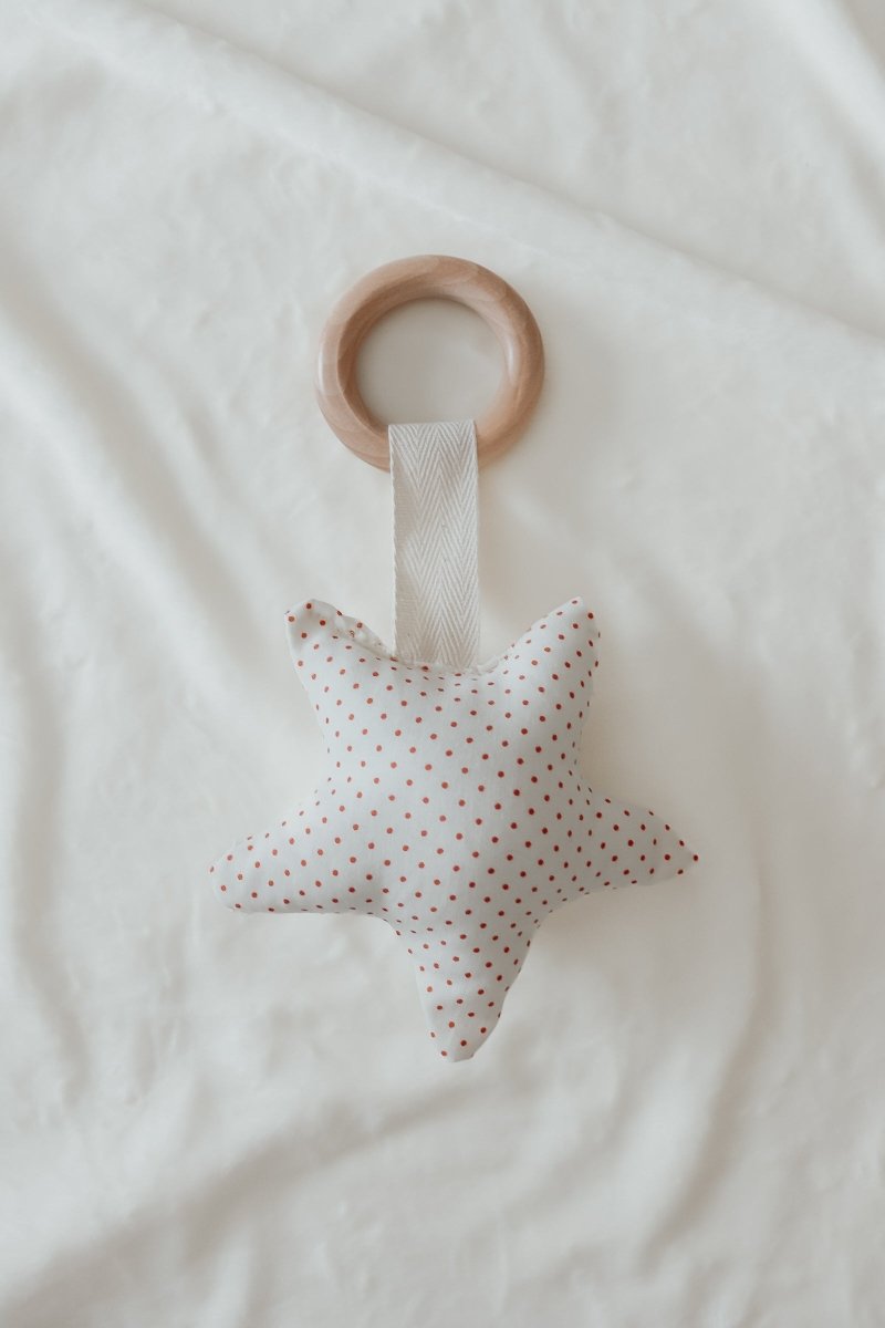 Little Mae & Co Ruby Wooden Shape Teethers Star Moon Cloud Baby Toy - Everetts Place Boutique - 