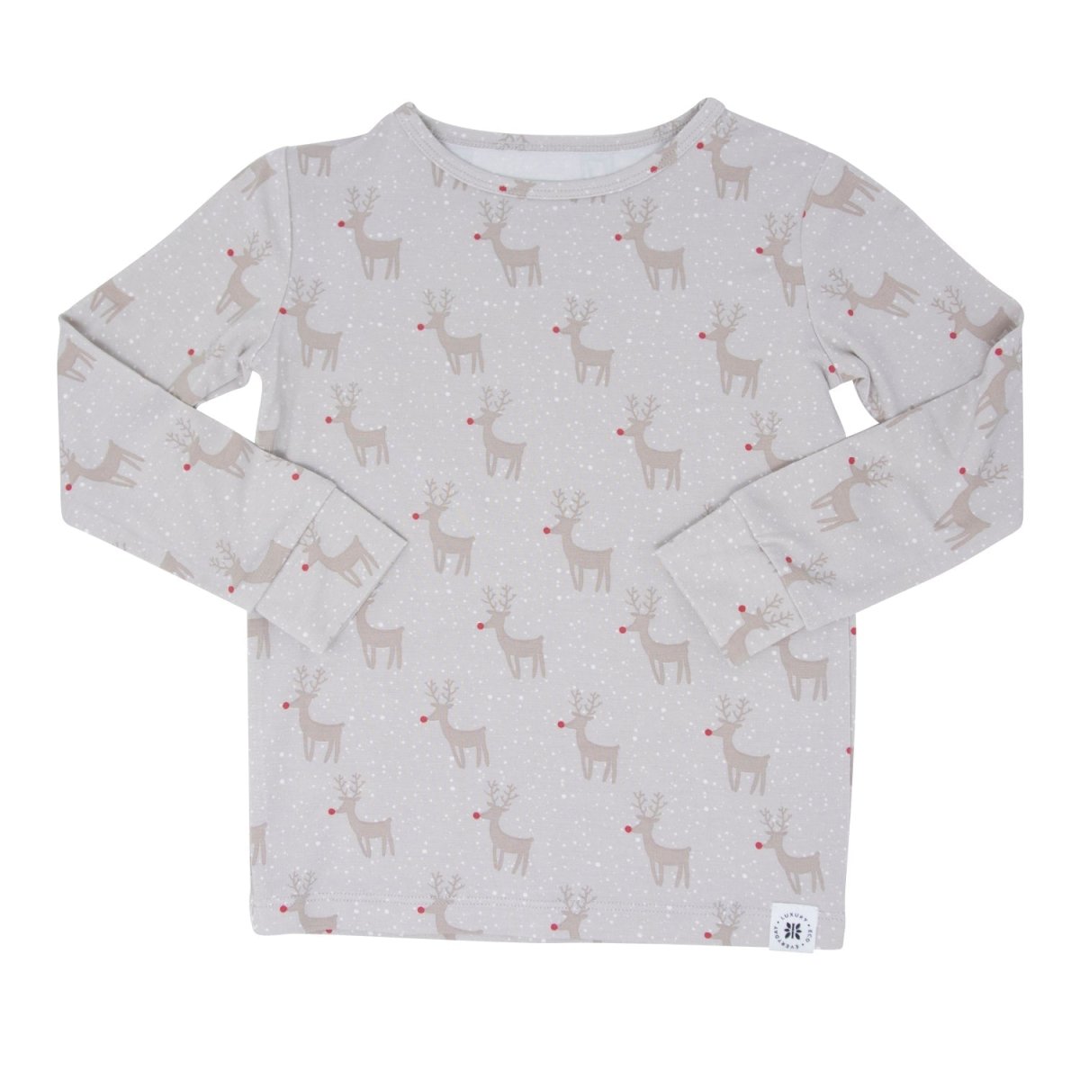 Sweet Bamboo Rudolph Big Kid Pajama - 