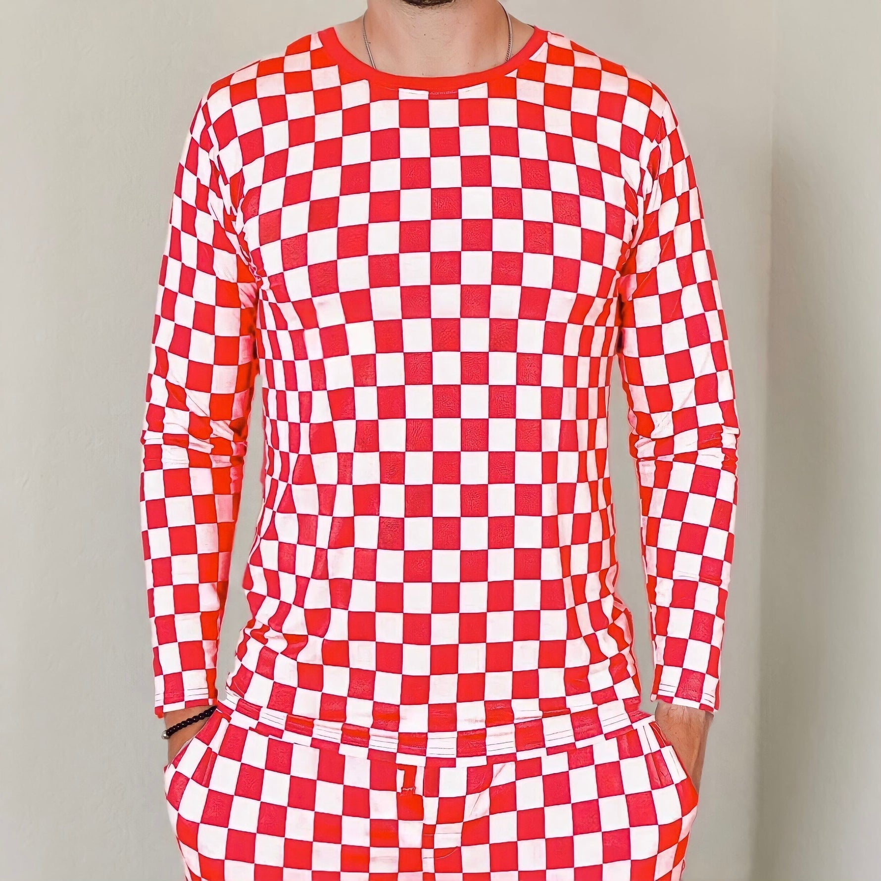 DREAM BIG LITTLE CO RUDOLPH CHECKERS MEN'S DREAM CREW NECK TOPEveretts Place