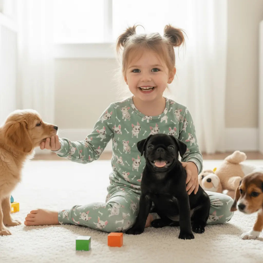 Ruff and Stuff Big Kid Pajama - Dog, Carnivores, Child, Toddler, Puppy | Everetts Place