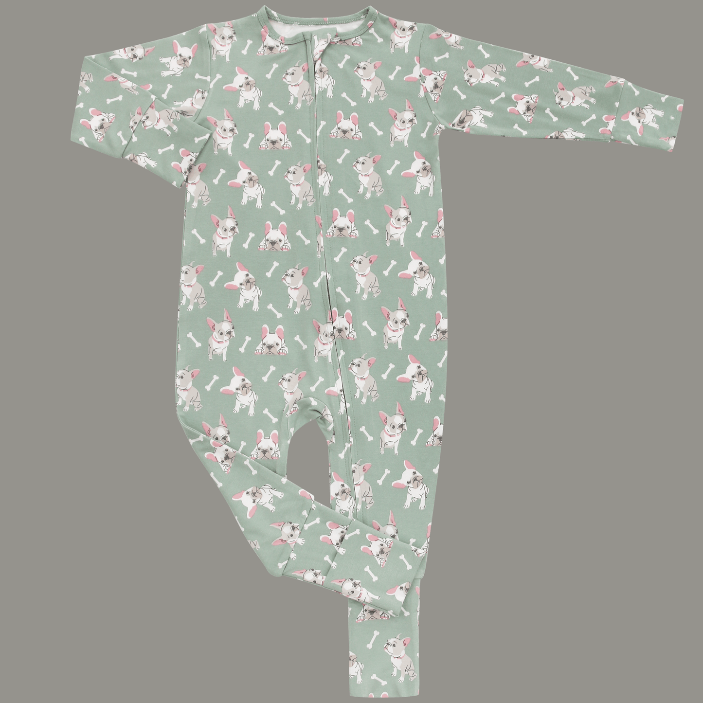 Ruff and Stuff Convertible Baby Romper With Two Way Zip Sweet Bamboo Everetts Place: Online Boutique