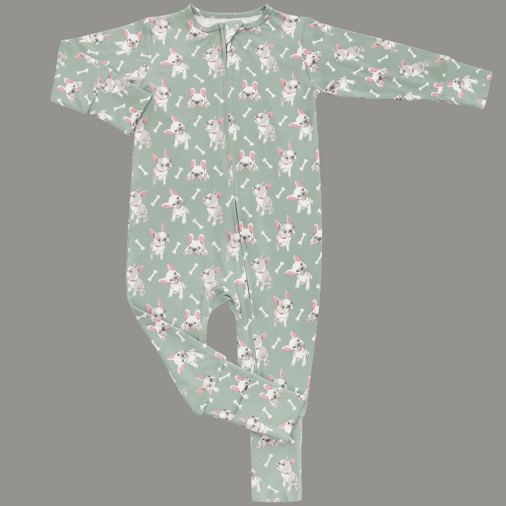 Ruff and Stuff Convertible Baby Romper With Two Way Zip Sweet Bamboo Everetts Place: Online Boutique
