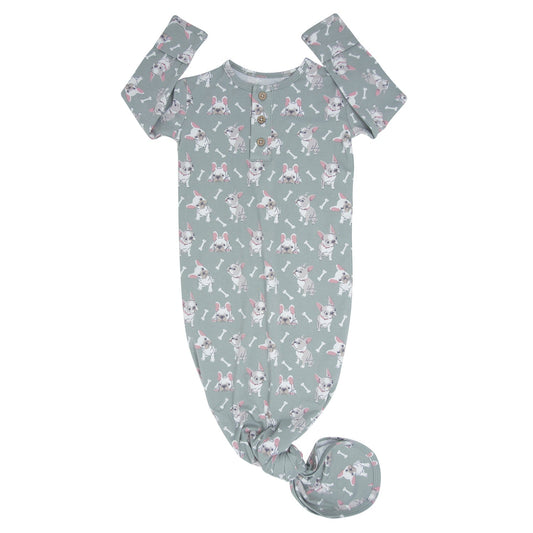 Ruff and Stuff Knotted Gown Sweet Bamboo Everetts Place: Online Boutique