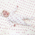 Angel Dear Ruffle Back Zipper Footie 2 Way Easy Diaper Changes Cozy - Everetts Place Boutique - 