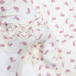 Angel Dear Ruffle Back Zipper Footie 2 Way Easy Diaper Changes Cozy - Everetts Place Boutique - 
