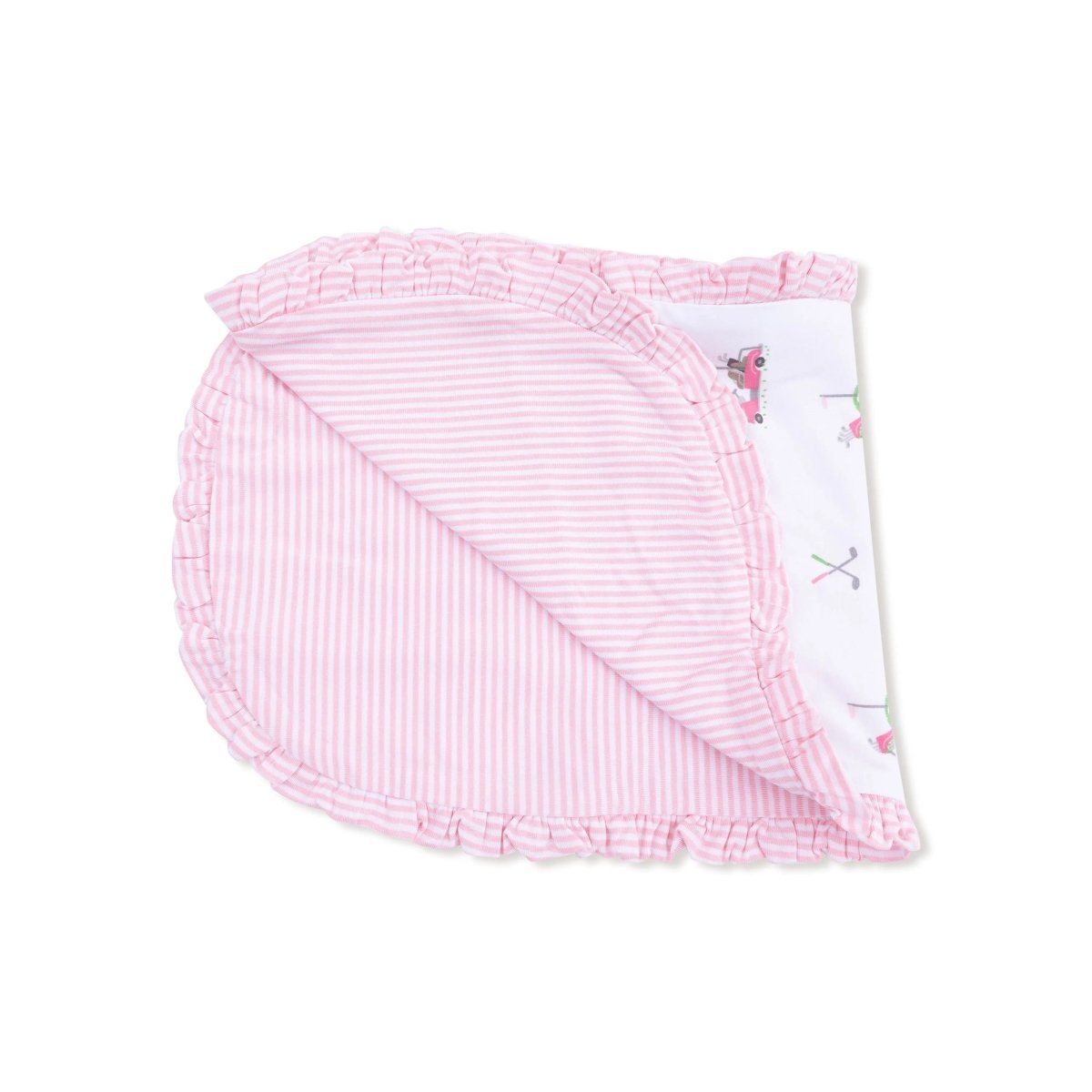 Angel Dear Ruffle Burp Cloth Soft Bamboo Viscose by Angel Dear - Everetts Place Boutique - 