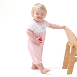 Angel Dear Ruffle Collar Romper With Piping And Picot Angel Dear - Everetts Place Boutique - 