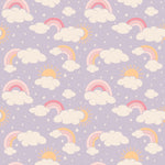 Sweet Bamboo Lavender Baby Footie with Two Way Zipper and No Slip Grips for Infants - Apparel & Accessories > Clothing > Baby & Toddler Clothing > Baby & Toddler Sleepwear Ruffle Footies