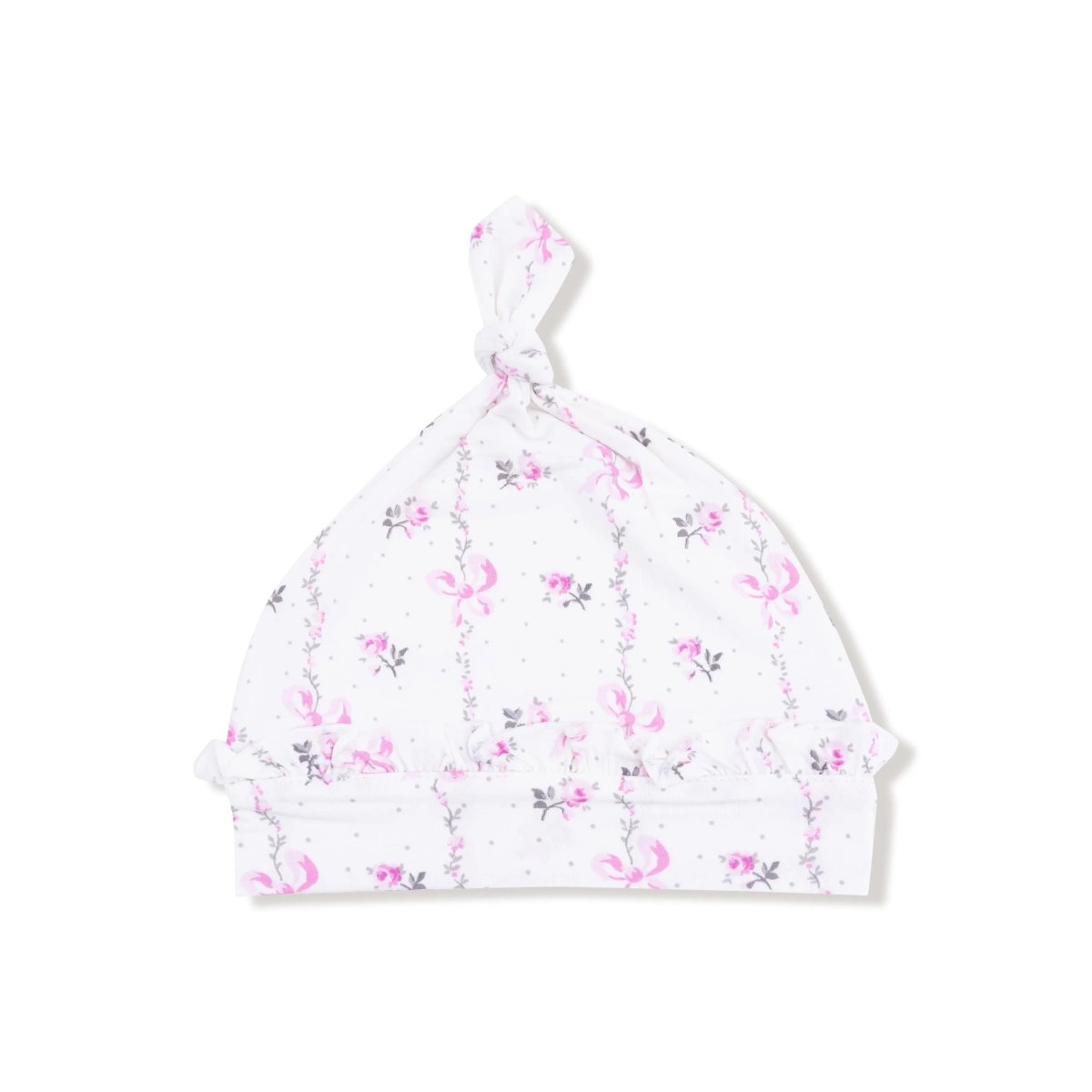 Angel Dear Ruffle Knotted Baby Hat With Soft Bamboo Viscose For Baby - Everetts Place Boutique - 