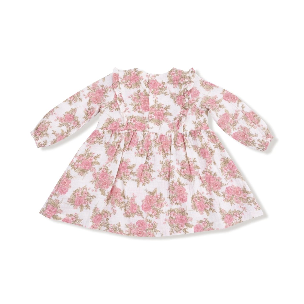 Angel Dear Ruffle Long Sleeve Dress And Ribbed Legging Set For Girls - Everetts Place Boutique - 