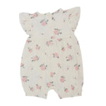 Sweet Bamboo Cute Ruffle Romper for Girls with Flutter Sleeves for Summer Fun - Apparel & Accessories > Clothing > Baby & Toddler Clothing > Baby One-Pieces baby daywear