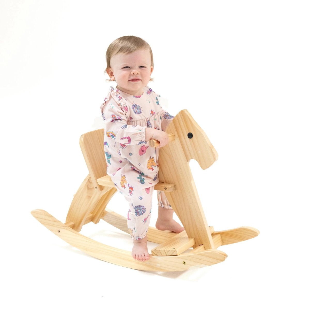 Angel Dear Ruffle Sleeve Romper For Baby Girls Soft Bamboo Viscose - Everetts Place Boutique - 