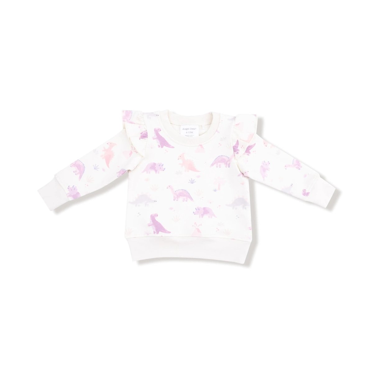 Angel Dear Ruffle Sweatshirt And Jogger Pant Set For Girls Cozy - Everetts Place Boutique - 