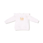 Angel Dear Ruffle Sweatshirt For Baby With Cutie Pie Embroidery - Everetts Place Boutique - 