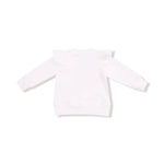 Angel Dear Ruffle Sweatshirt For Baby With Cutie Pie Embroidery - Everetts Place Boutique - 