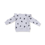 Angel Dear Ruffle Sweatshirt With Hockey Skates Print For Winter - Everetts Place Boutique - 