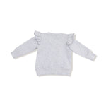 Angel Dear Ruffle Sweatshirt with Love Patch for Babies and Toddlers - 