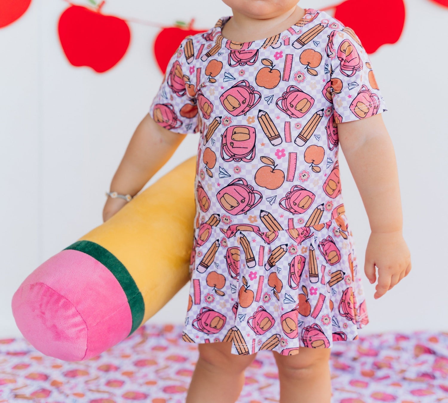 DREAM BIG LITTLE CO RULE THE SCHOOL BODYSUIT DRESSEveretts Place