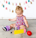 DREAM BIG LITTLE CO RULE THE SCHOOL SMOCKED BUBBLE ROMPEREveretts Place