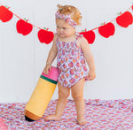 DREAM BIG LITTLE CO RULE THE SCHOOL SMOCKED BUBBLE ROMPEREveretts Place