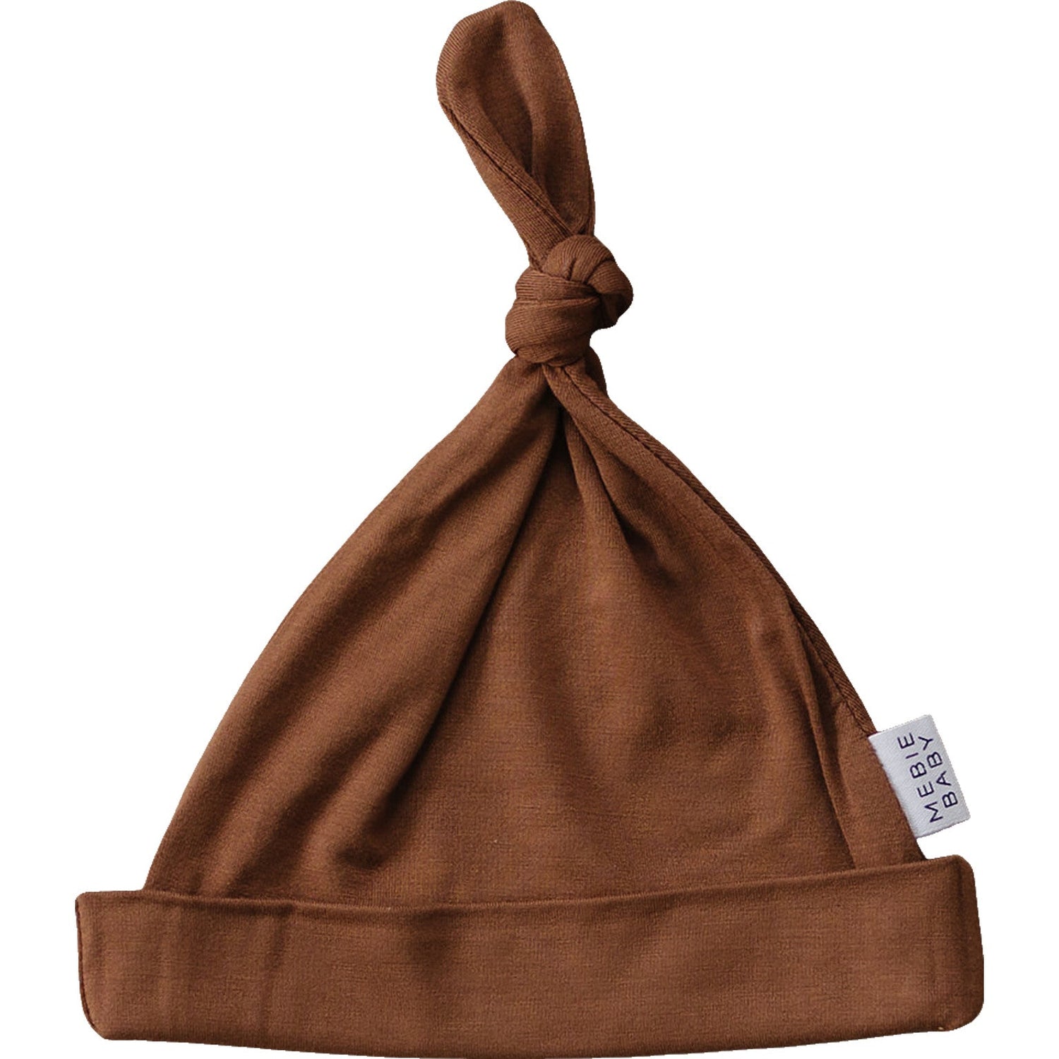 Mebie Baby Rust Bamboo Rayon Newborn Knot Hat Gender Neutral Baby Hat - 