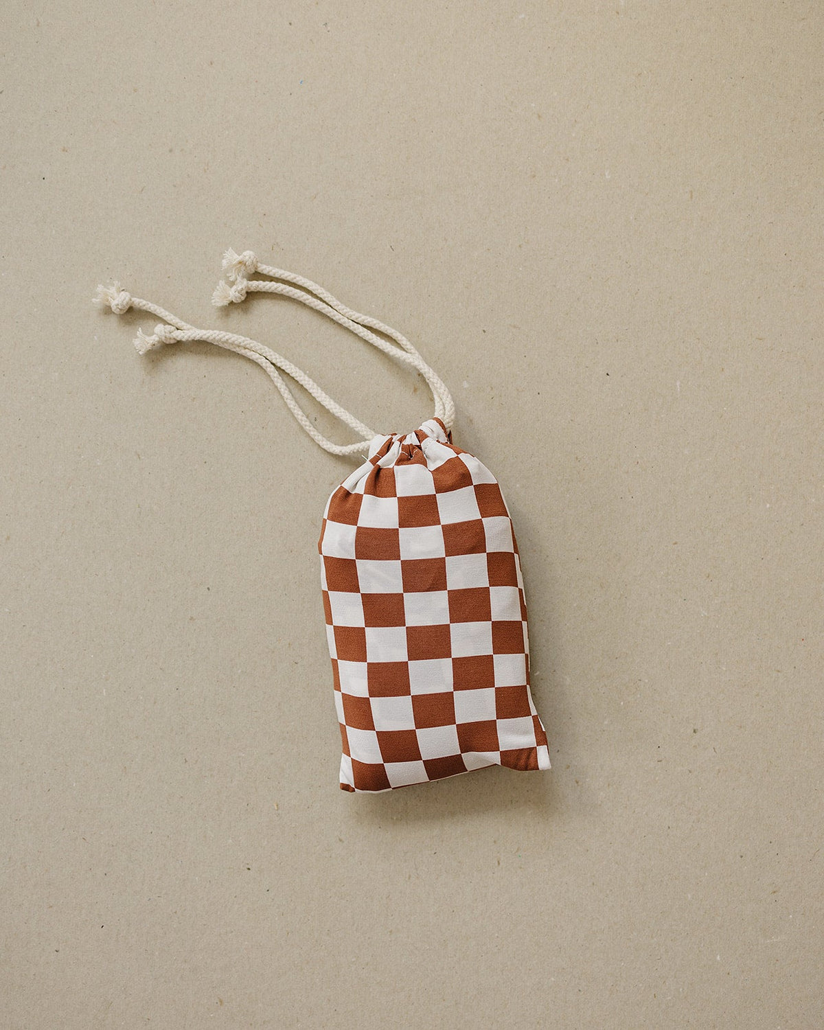 Mebie Baby Rust Checkered Ribbed Bamboo Multi Use Nursing Cover For Car Seat Stroller - 
