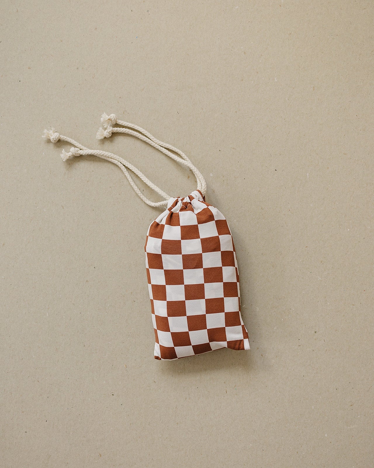 Mebie Baby Rust Checkered Ribbed Bamboo Multi Use Nursing Cover For Car Seat Stroller - 