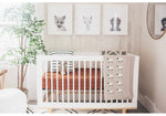 Mebie Baby Rust Mudcloth Muslin Crib Sheet For Baby Bedding Nursery