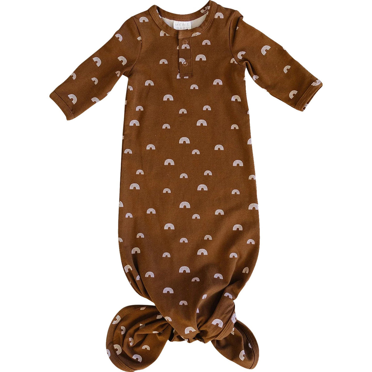 Rust Rainbow Knot Gown - Baby & Toddler Clothing, Brown, Overall, One-piece garment, Child | Everetts Place