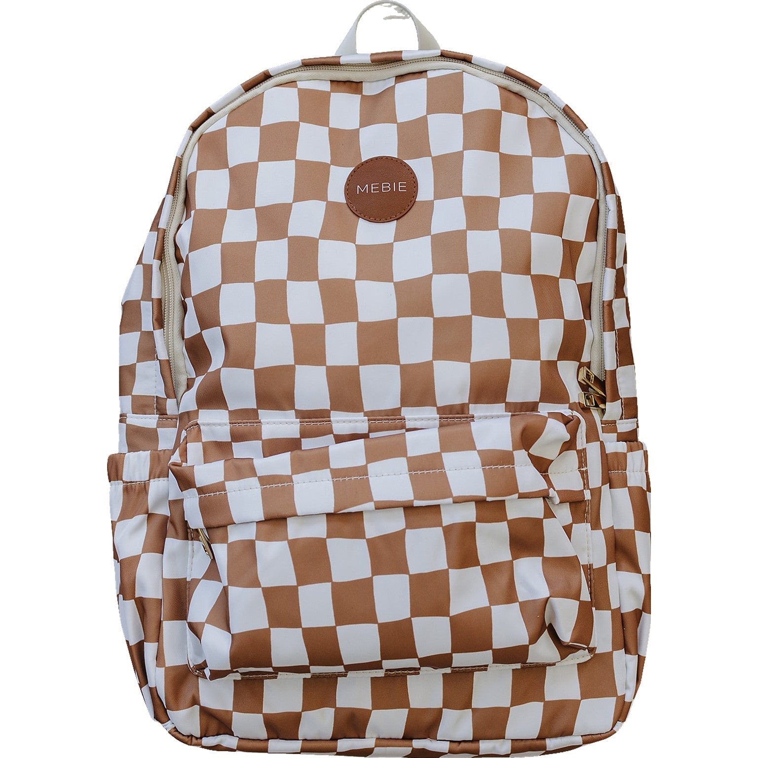 Rust Wavy Checkered Large Backpack - Backpack, Bag | Everetts Place