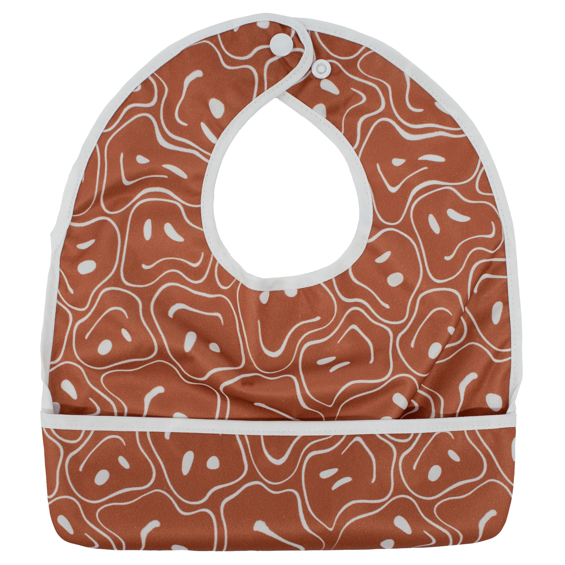 Ryker Faces The Flip Bib With Pocket Water Resistant And Machine Washable Texas Tushies