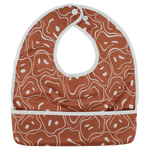 Texas Tushies Ryker Faces The Flip Bib with Pocket for Mess - Free Mealtimes - 