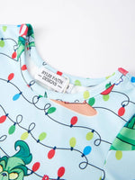 Rylee Faith Designs Rylee Faith Christmas Cartoon Character Print Girls Dress - Everetts Place Boutique - 