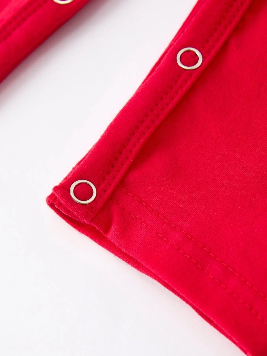 Rylee Faith Designs Rylee Faith Christmas Smocked Embroidery Baby Boys Romper - Everetts Place Boutique - 