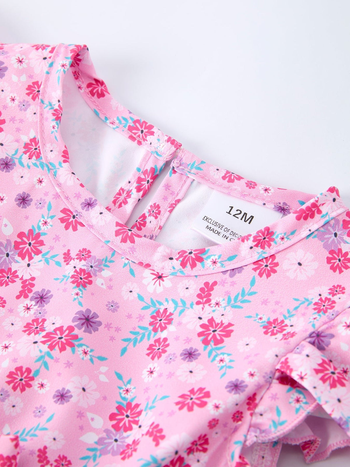 Rylee Faith Designs Rylee Faith Designs Baby Girls Romper With Spring Floral Print For Mommy And Me