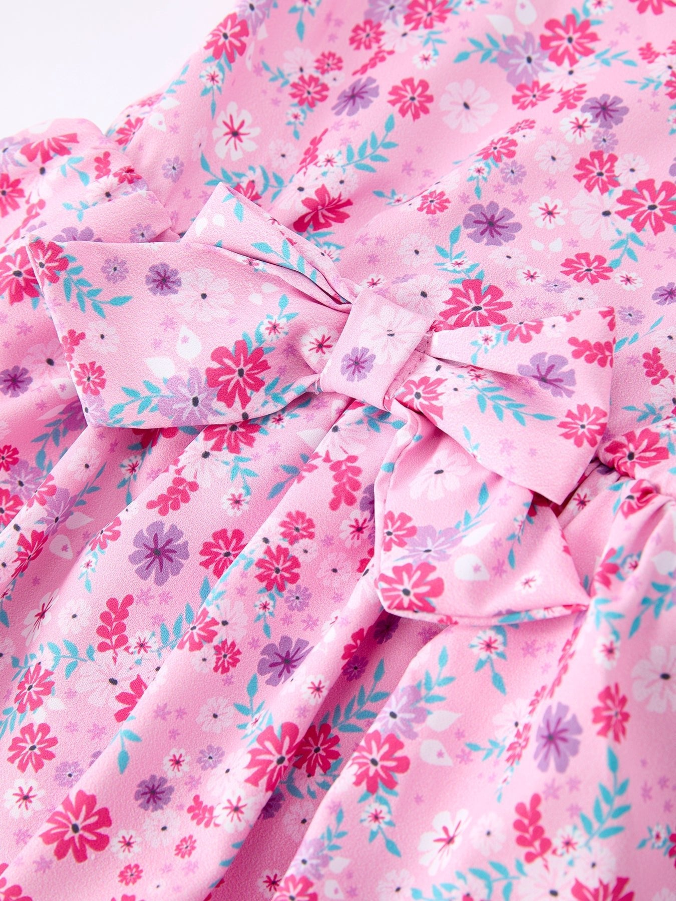 Rylee Faith Designs Rylee Faith Designs Baby Girls Romper With Spring Floral Print For Mommy And Me