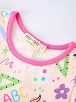 Rylee Faith Designs Rylee Faith Designs Dress With Back To School Print And Pockets For GirlsEveretts Place