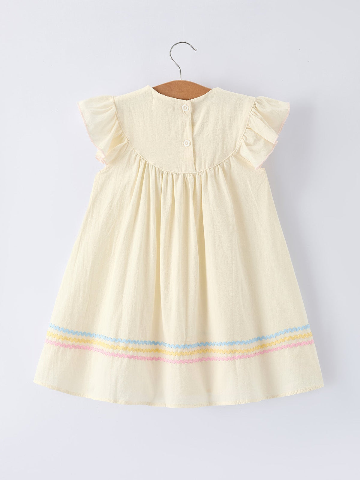Rylee Faith Designs Rylee Faith Designs Dress with Rainbow Sailboat Embroidery for Girls