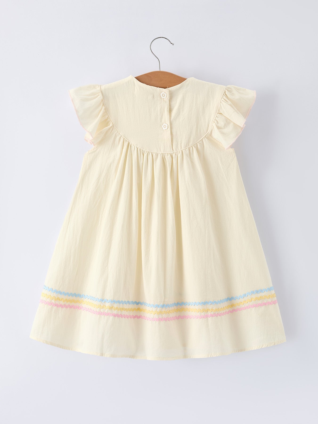 Rylee Faith Designs Rylee Faith Designs Dress with Rainbow Sailboat Embroidery for Girls