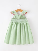 Rylee Faith Designs Rylee Faith Designs Girls Dress With Western Embroidery And Cactus Details