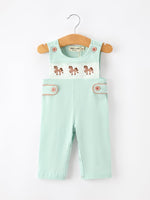 Western Horse Embroidery Boys Jonjon Sleeveless Romper - Baby & Toddler Clothing, Overall, One-piece garment | Everetts Place